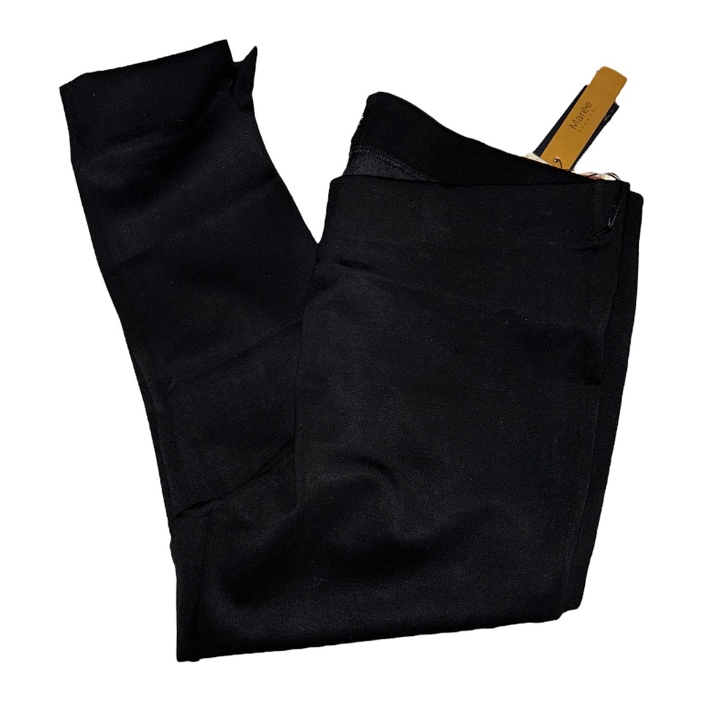 NWT Maree Black Straight Leg Pull On Pants